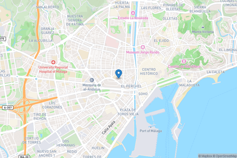 Academia AIFP Málaga - Open Street Map